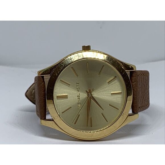 Michael Kors Slim Runway MK3179 Women's Brown Leather Analog Dial Watch WFH211 - Picture 6 of 11